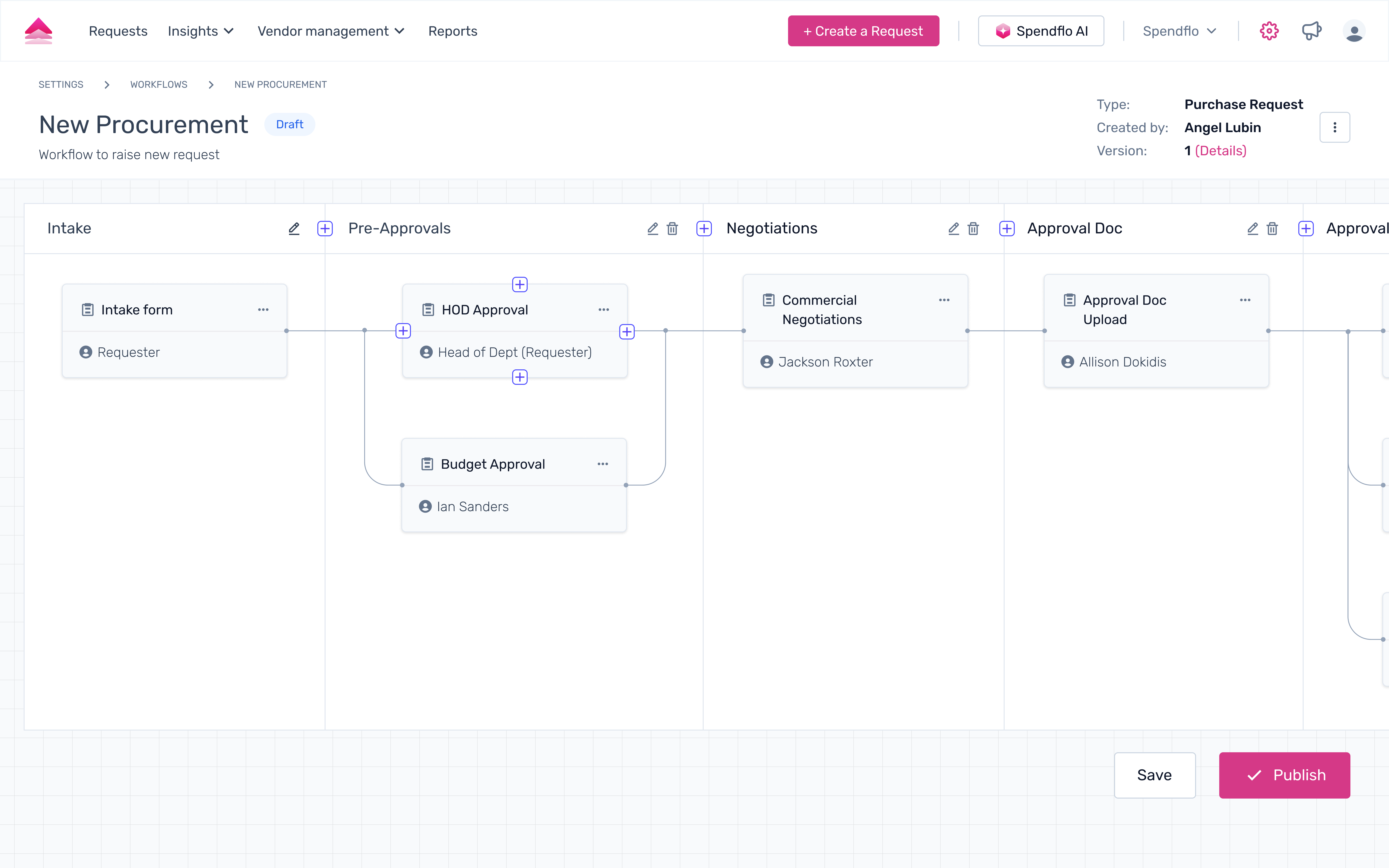 Old workflow builder